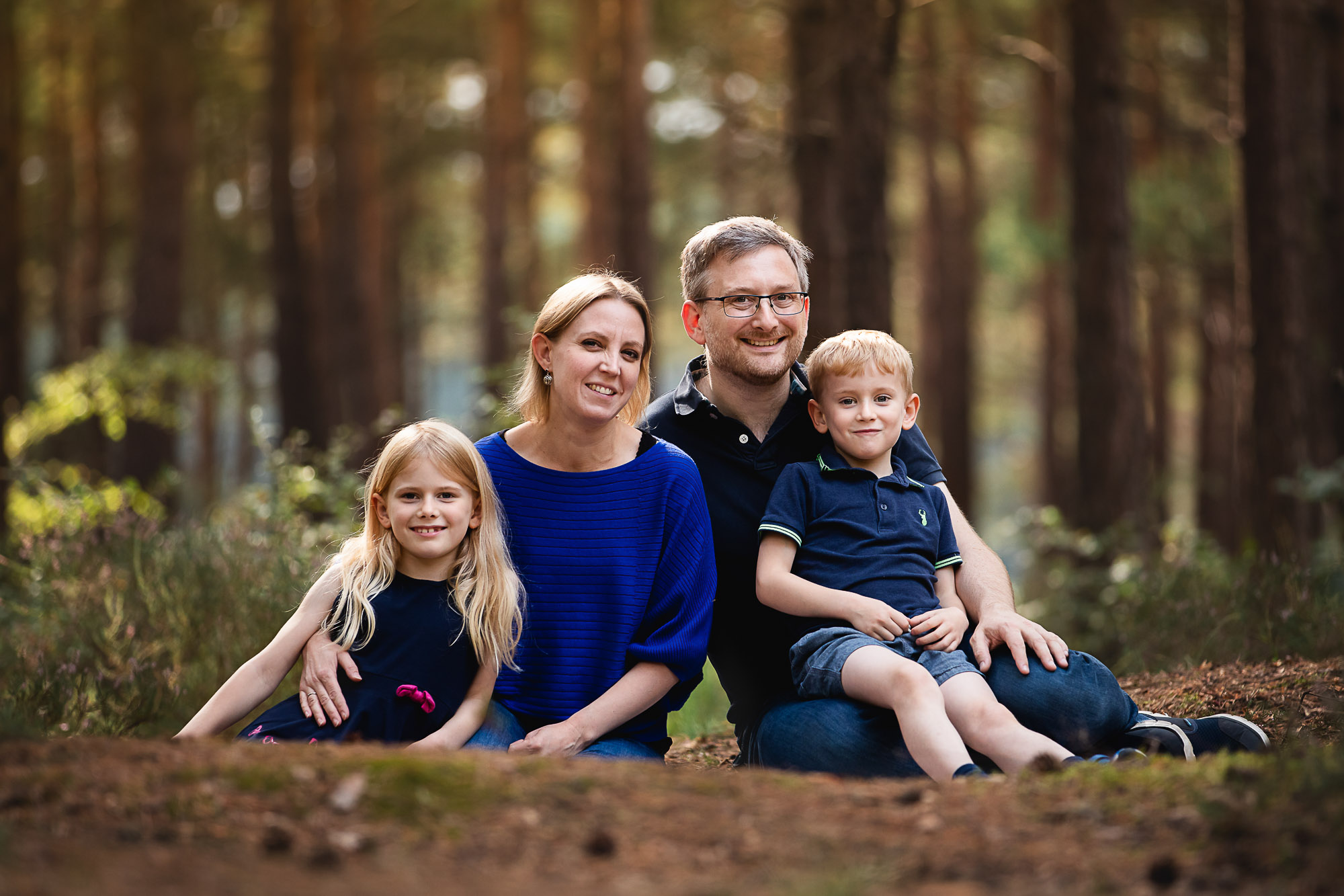 Family photo in Surrey