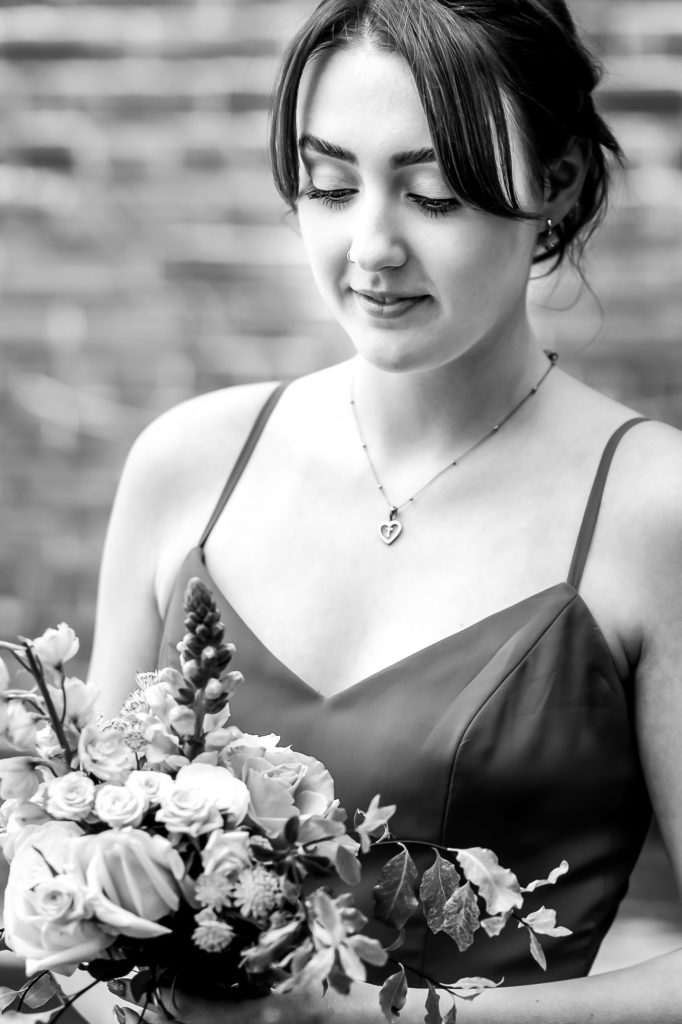 photo of bridesmaid in Godalming