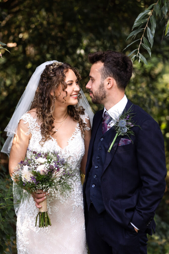 Guildford registry office bride and groom photo
